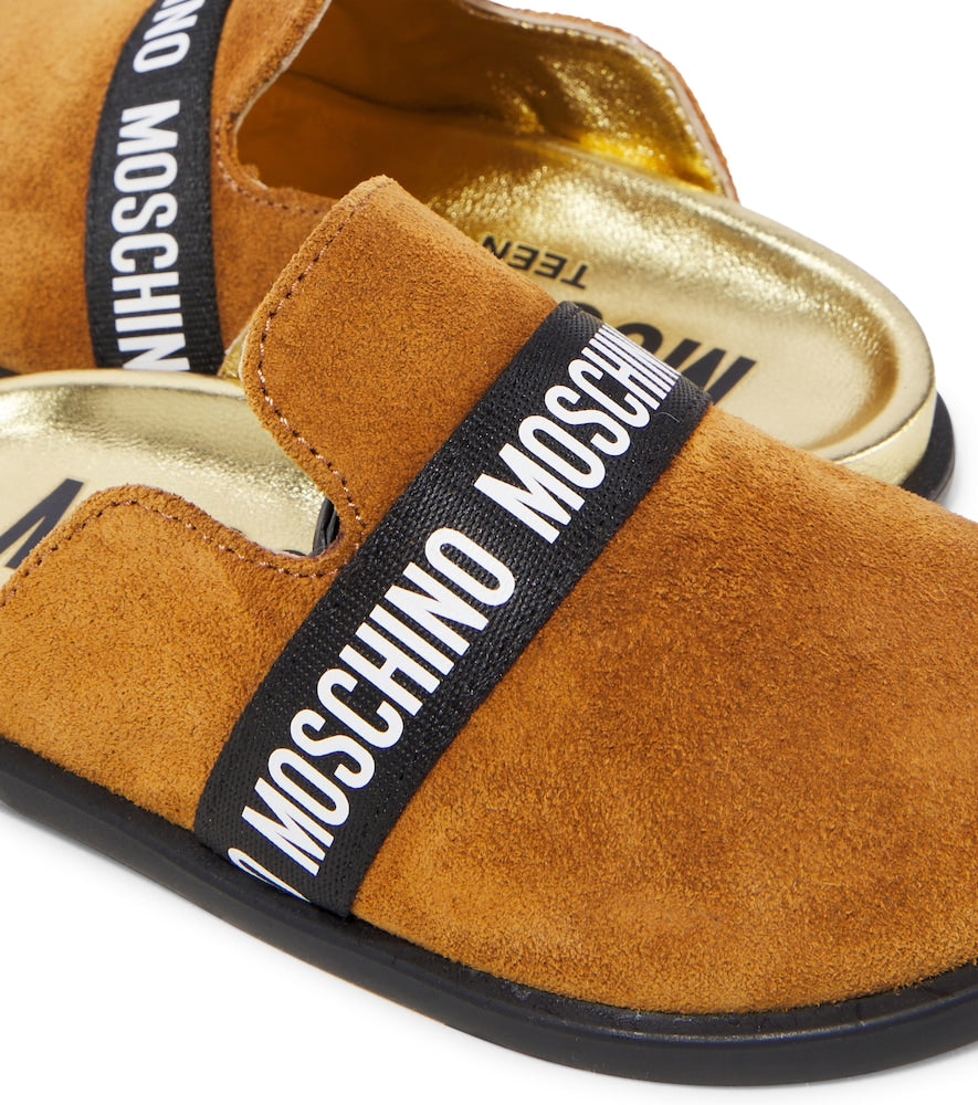 Leather clogs