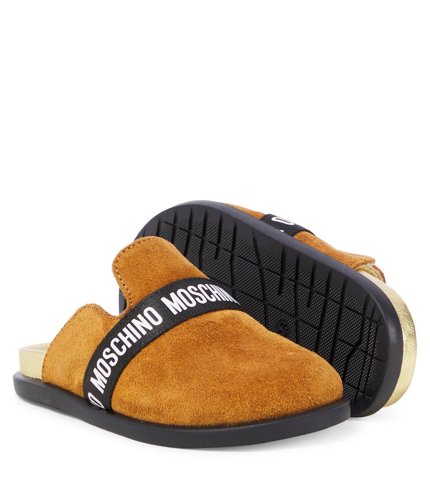 Leather clogs