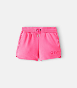 Logo cotton-blend shorts