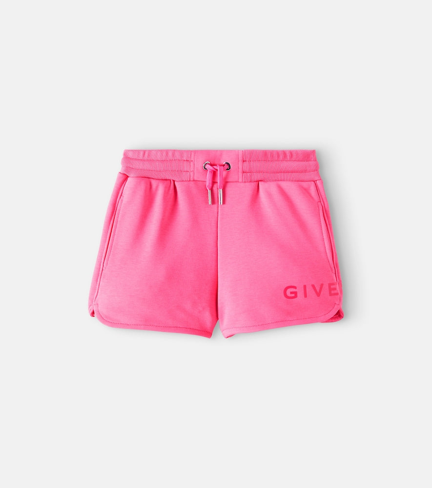 Logo cotton-blend shorts