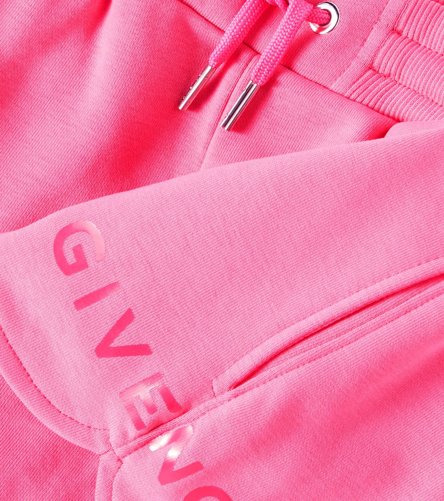 Logo cotton-blend shorts