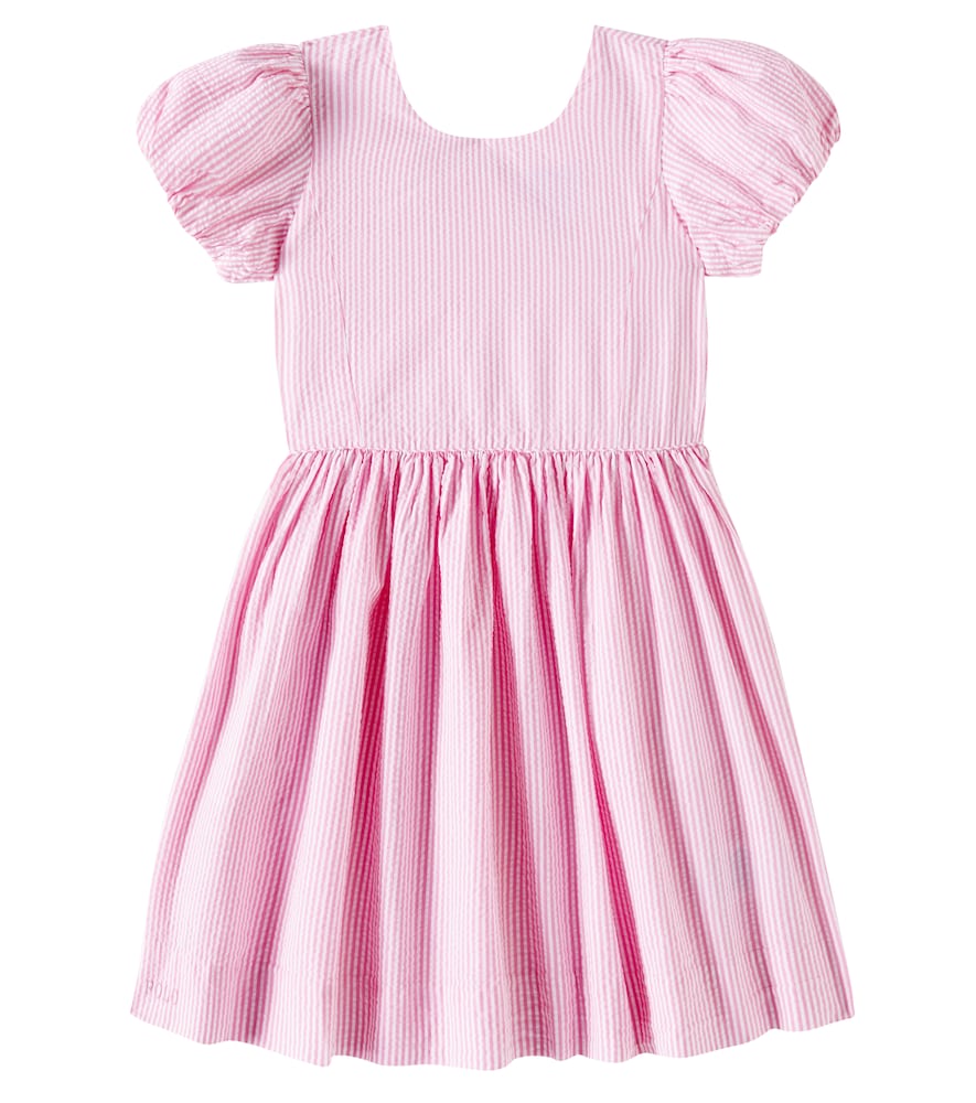 Striped cotton dress
