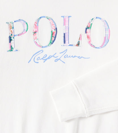 Logo embroidered cotton sweatshirt