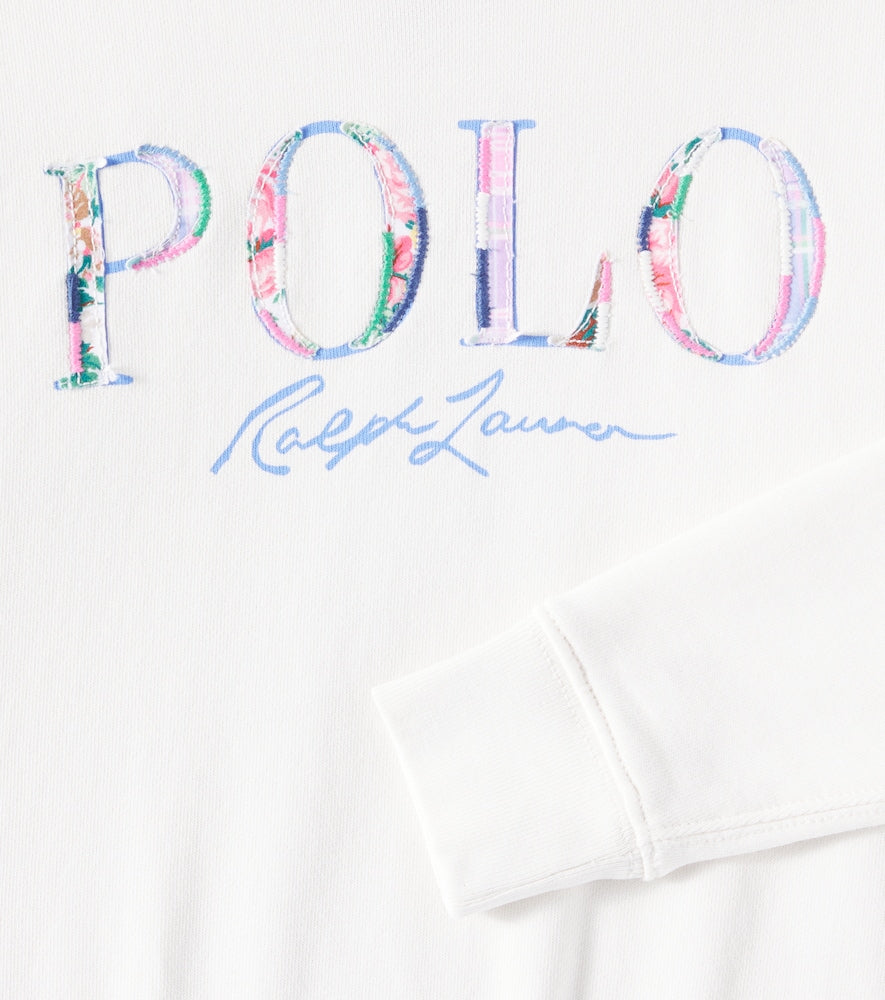 Logo embroidered cotton sweatshirt