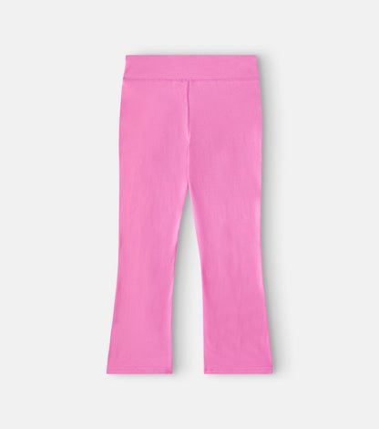 Cotton-blend jersey leggings
