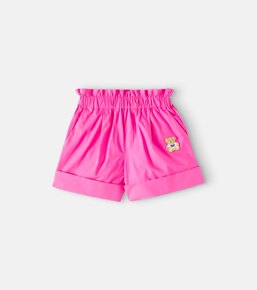 Teddy Bear cotton poplin shorts