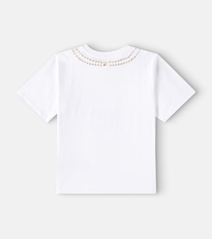 Printed cotton jersey T-shirt