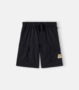 Teddy Bear cotton-blend cargo shorts