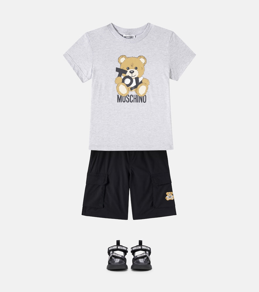 Teddy Bear cotton-blend cargo shorts