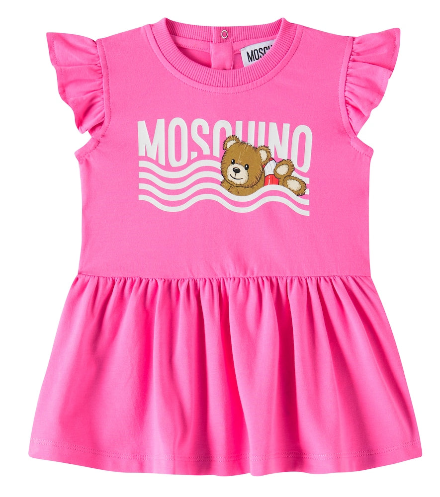 Baby cotton-blend dress