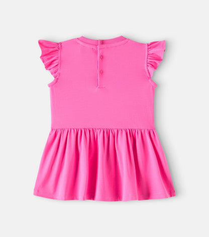 Baby cotton-blend dress