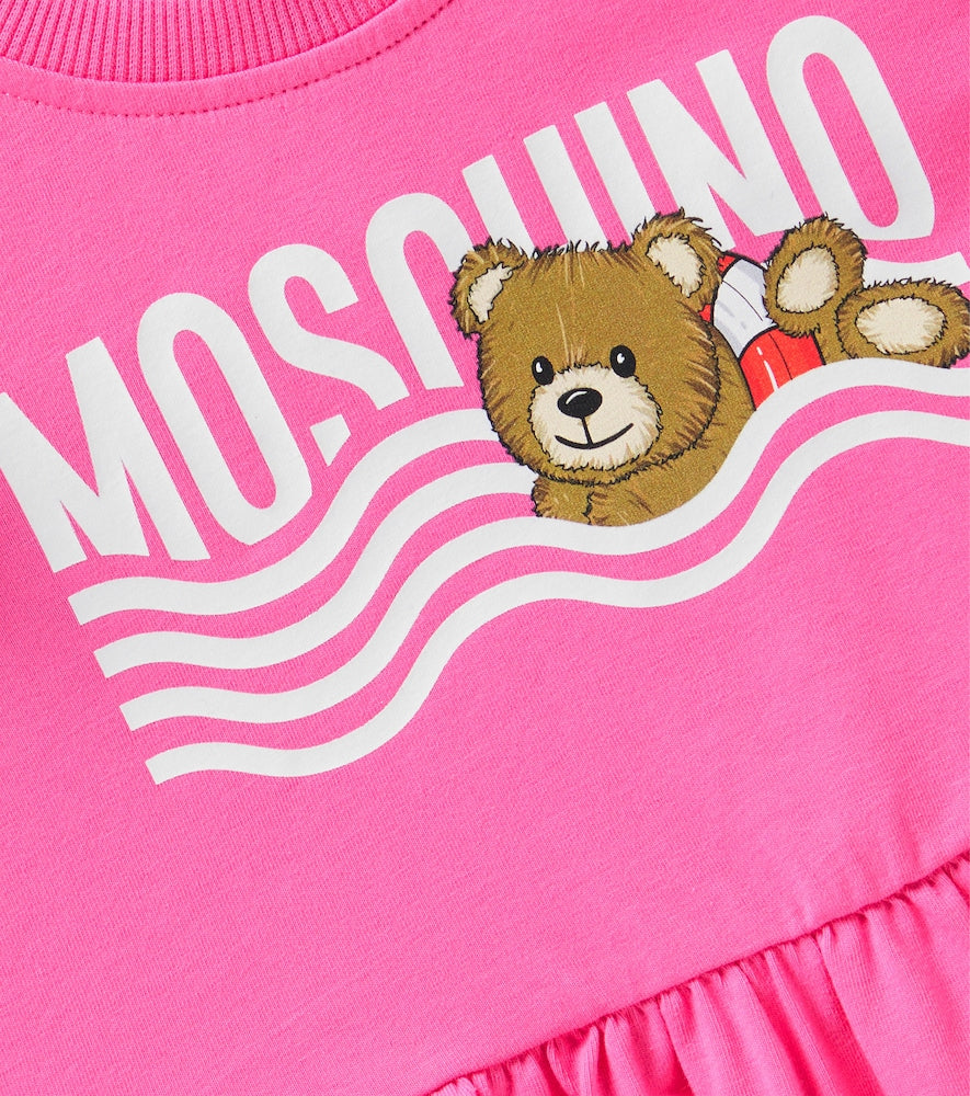 Baby cotton-blend dress
