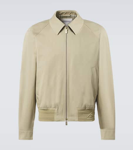 Cotton twill blouson
