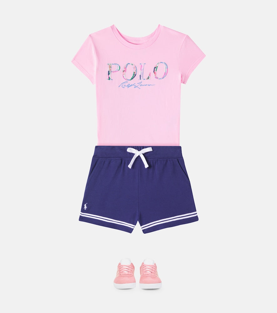 Cotton piqué shorts