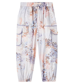 Cascadian floral cotton poplin cargo pants