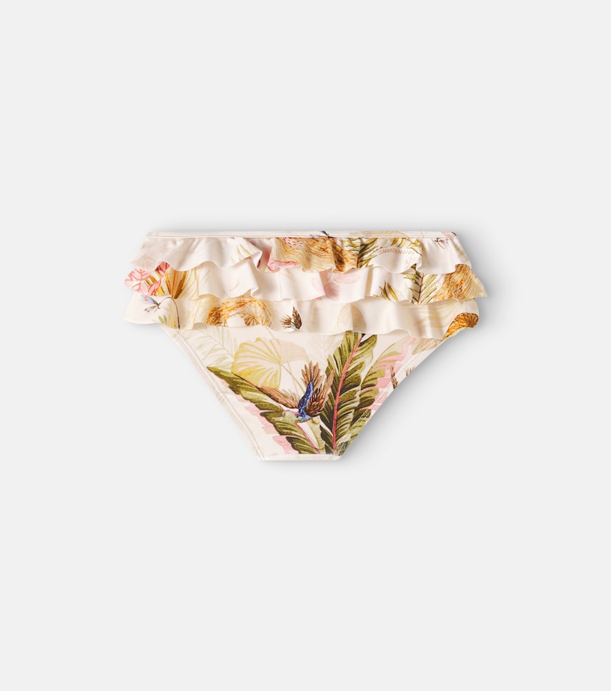 Rhiannon ruffled floral bikini bottoms