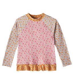 Lucky floral rashguard top