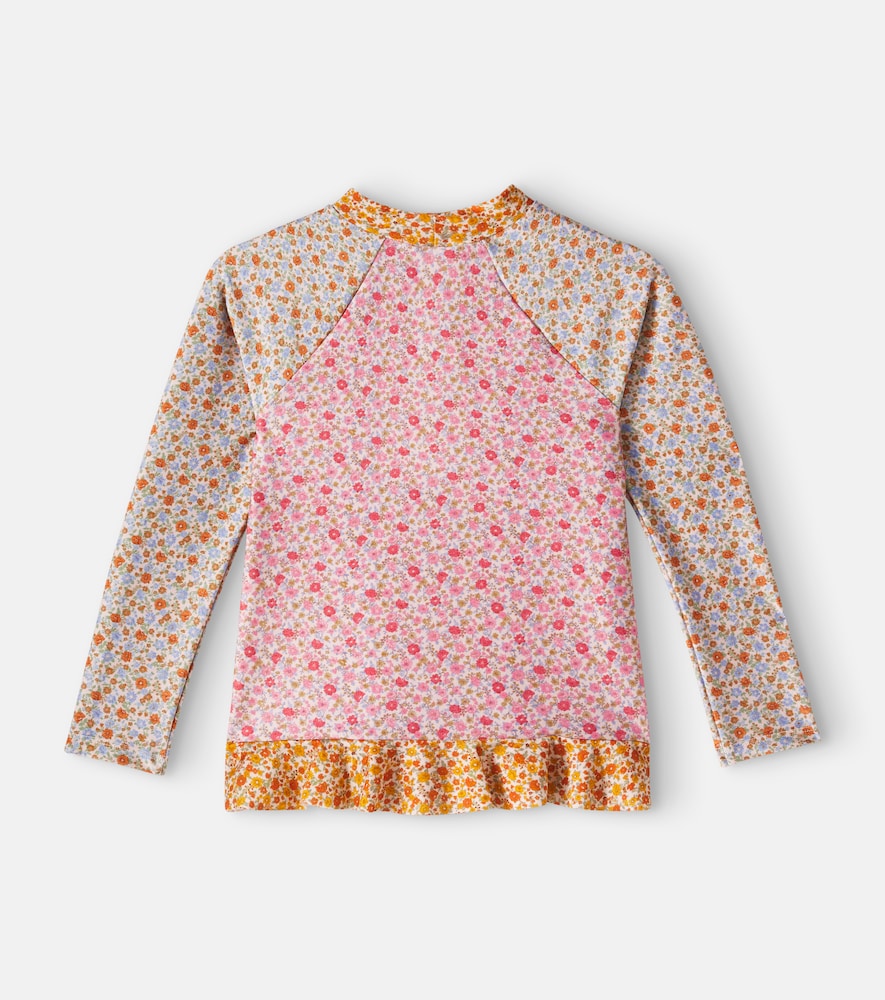 Lucky floral rashguard top