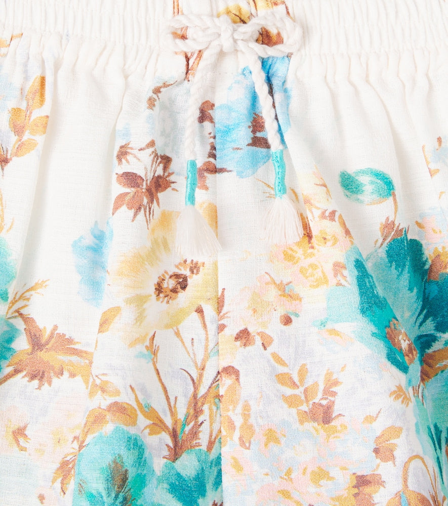 Scarborough floral cotton shorts