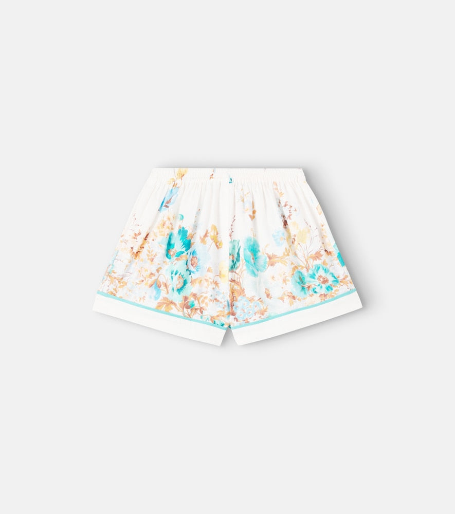 Scarborough floral cotton shorts