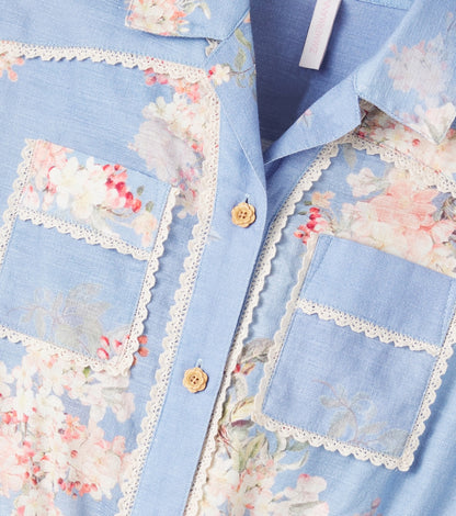 Cascadian floral cotton jumpsuit