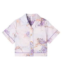 Cascadian floral cotton poplin shirt