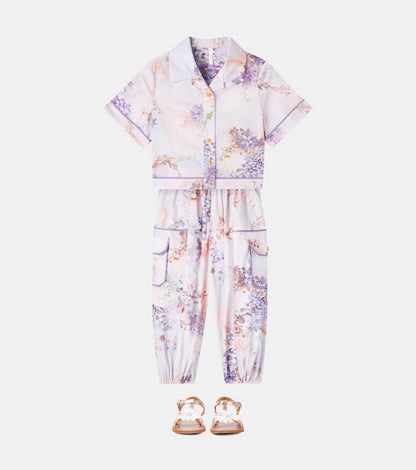 Cascadian floral cotton poplin shirt
