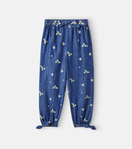 Lucky Kids embroidered cotton pants