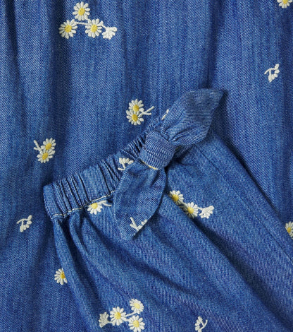 Lucky Kids embroidered cotton pants
