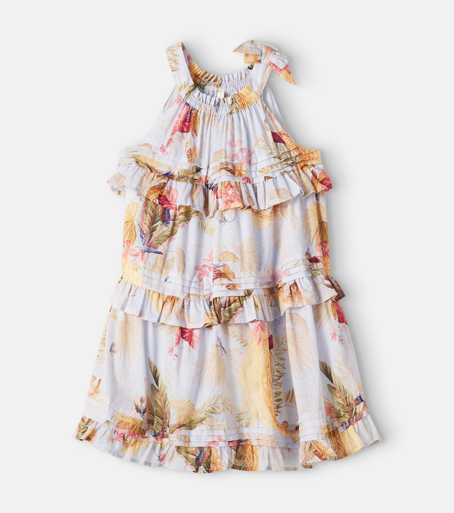 Rhiannon floral tiered cotton dress