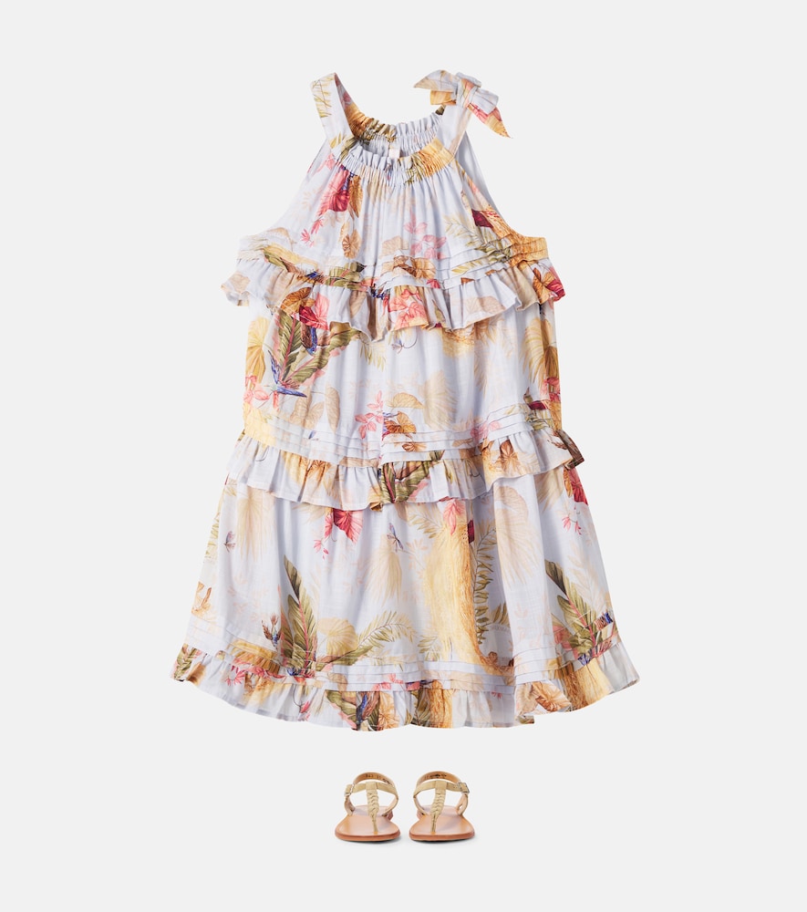 Rhiannon floral tiered cotton dress