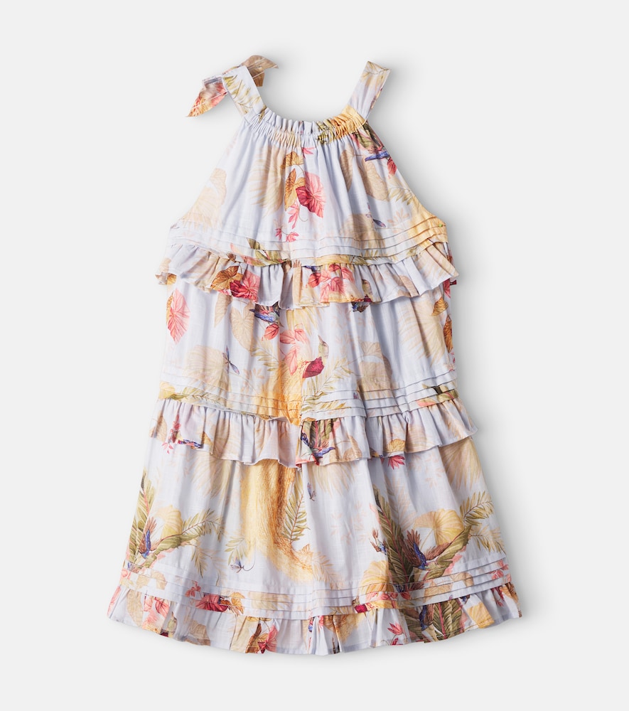 Rhiannon floral tiered cotton dress