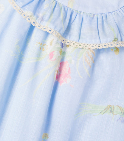 Lucky floral cotton dress