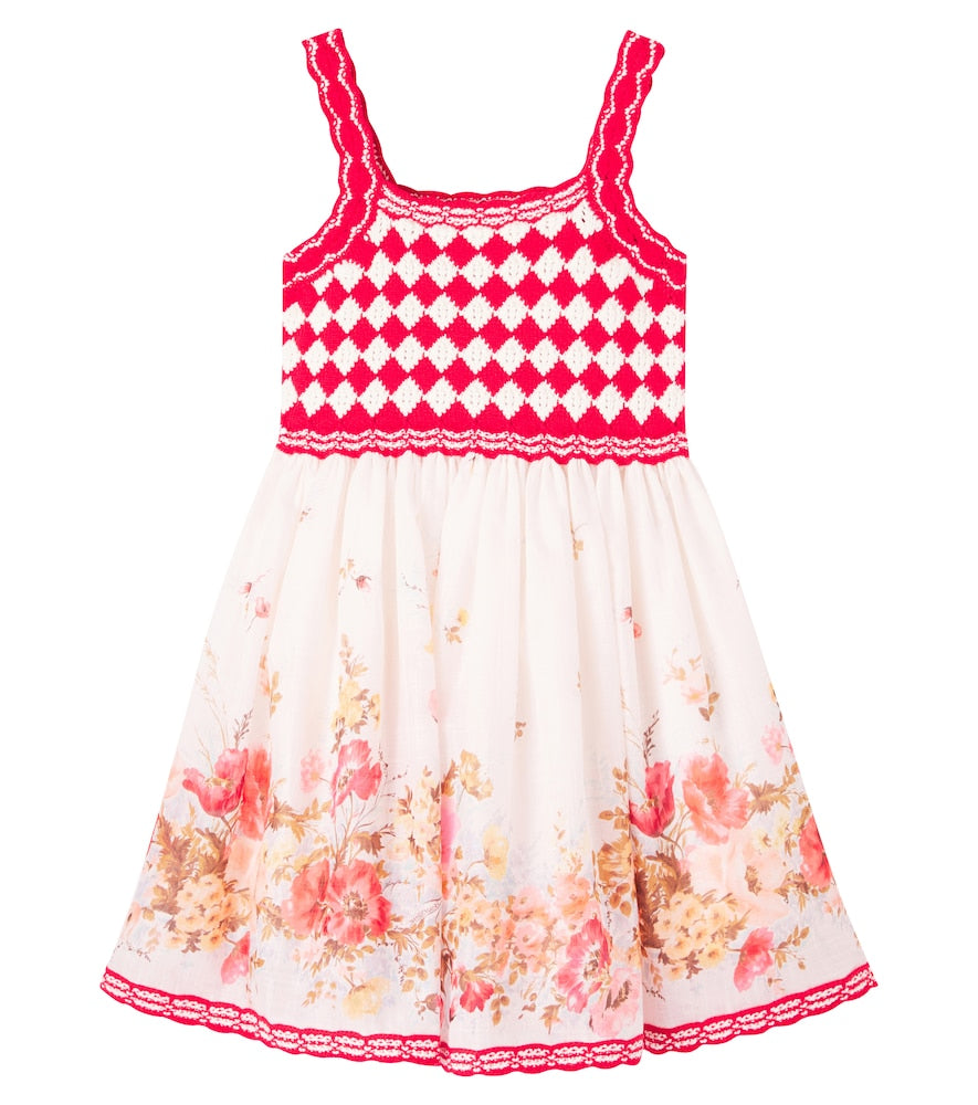 Scarborough cochet floral cotton dress