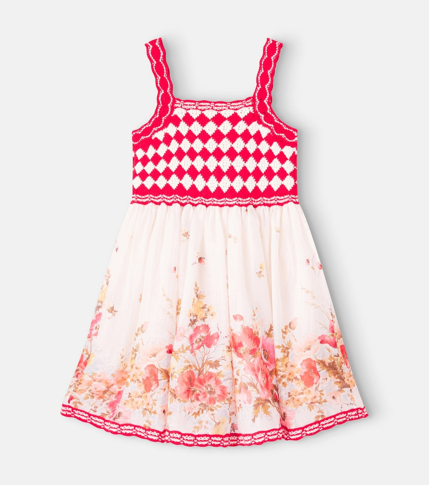 Scarborough cochet floral cotton dress