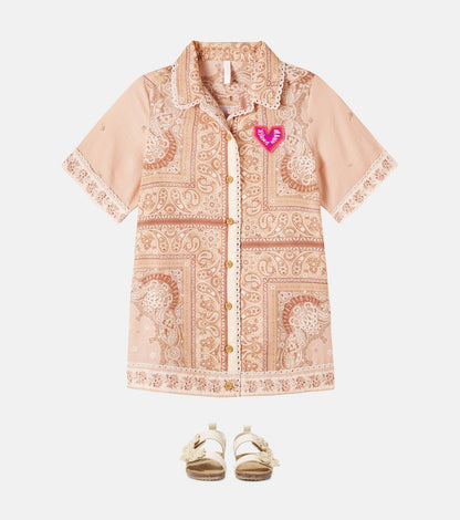 Lucky bandana cotton dress
