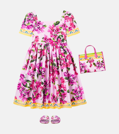Taormina floral cotton dress