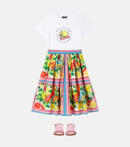 Taormina printed cotton jersey T-shirt