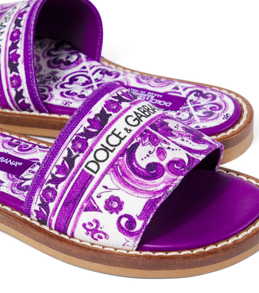 Majolica canvas slides