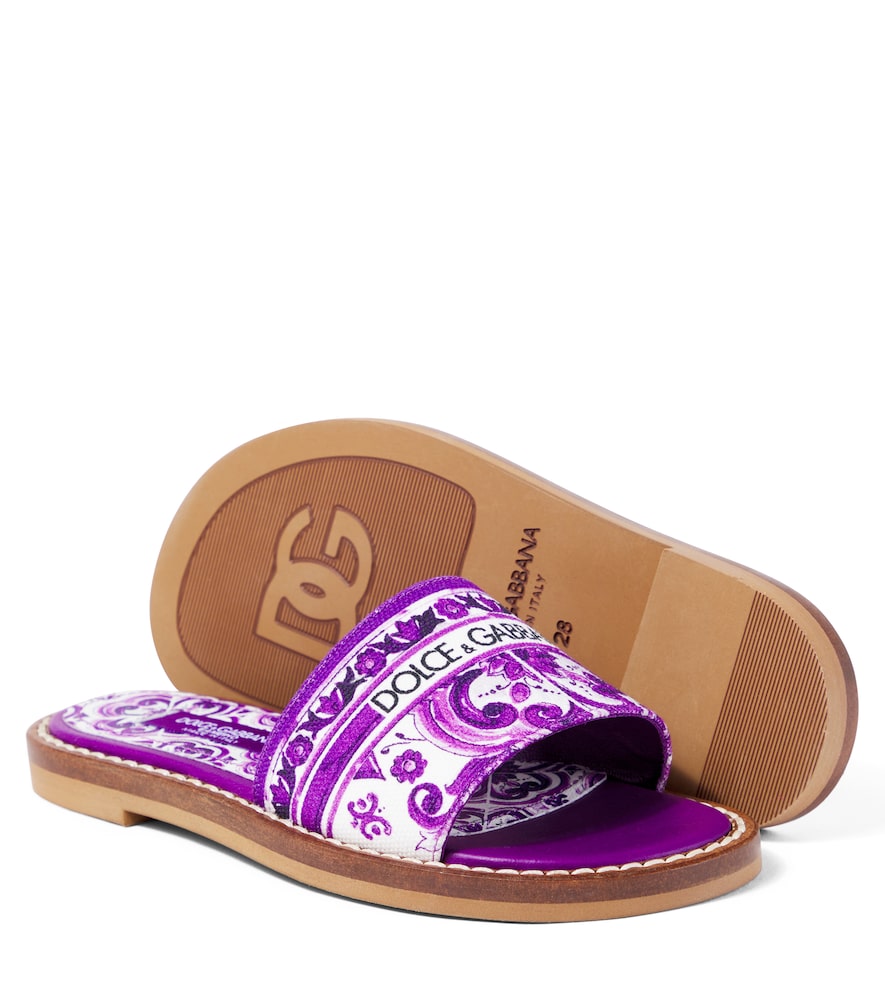 Majolica canvas slides