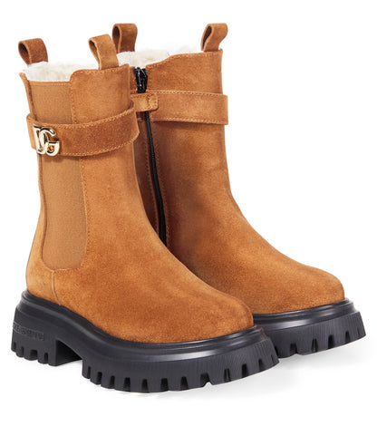 DG leather ankle boots