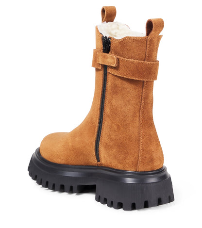 DG leather ankle boots