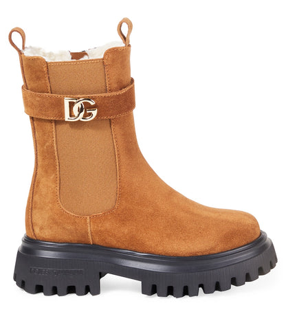 DG leather ankle boots
