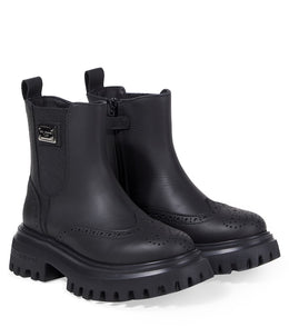 Beatles leather Chelsea boots