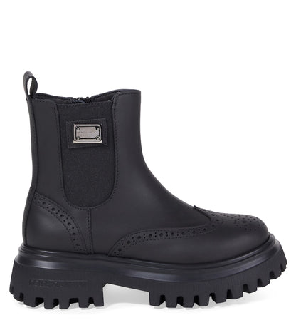 Beatles leather Chelsea boots