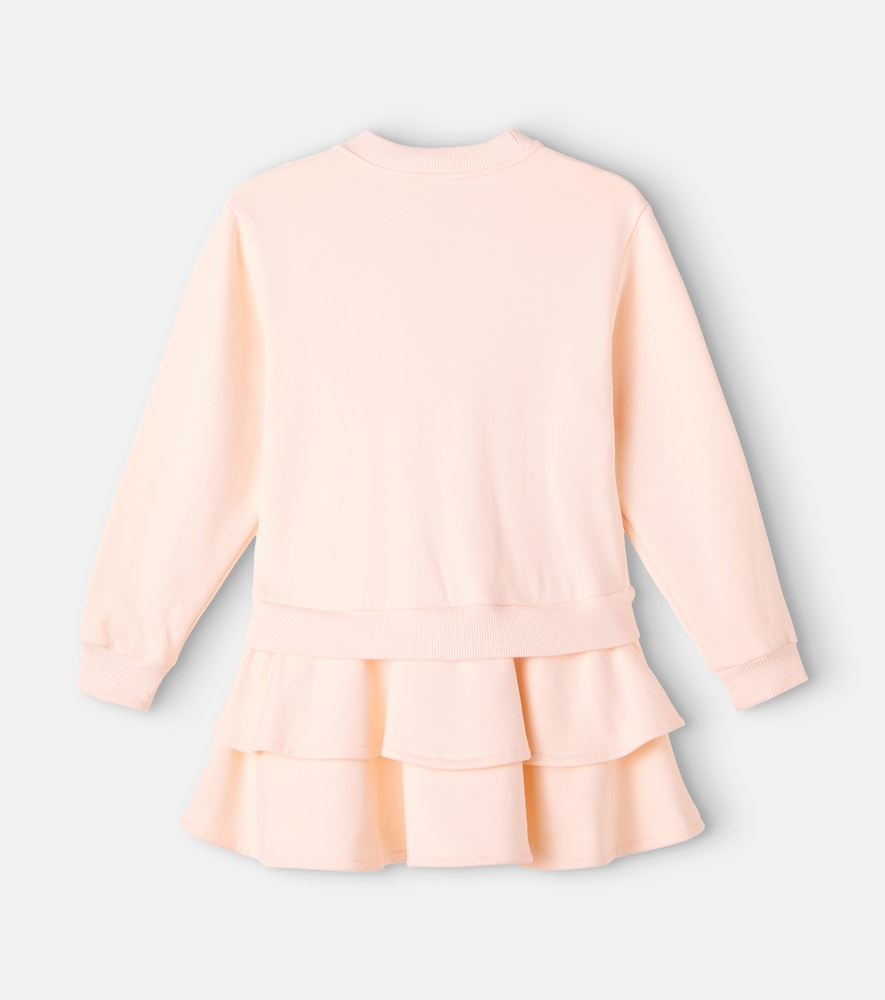 DG tiered cotton fleece dress