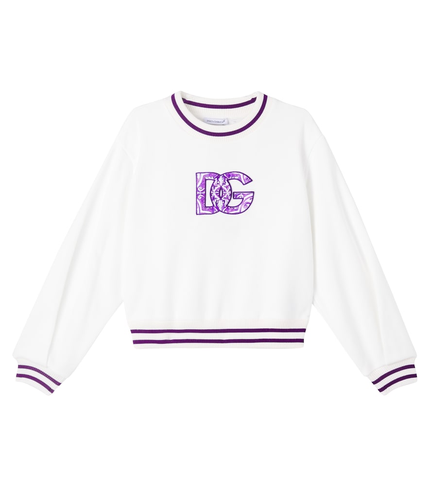 DG Majolica cotton jersey sweatshirt