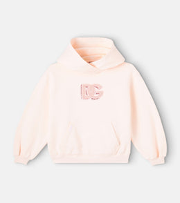 DG hooded cotton sweatshirt