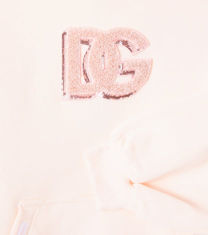 DG hooded cotton sweatshirt