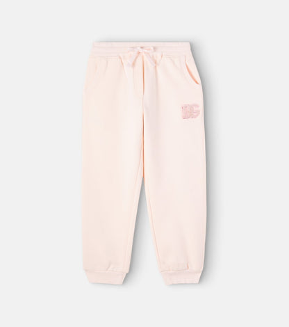DG sequined cotton sweatpants